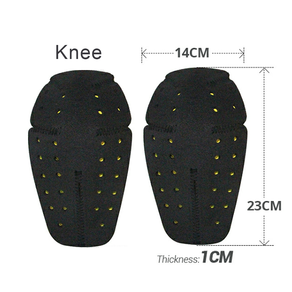 EVA Motorcycle Armor Jacket Back Protector Shoulder Pads Eblow Pads Motorbike Jacket Insert Body Armor Motocross: Brown