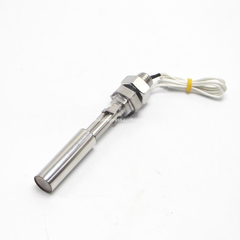 100V-220V M16 Side Mount Horizontal Water Level Sensor Liquid Stainless steel Float Switch ZSC15