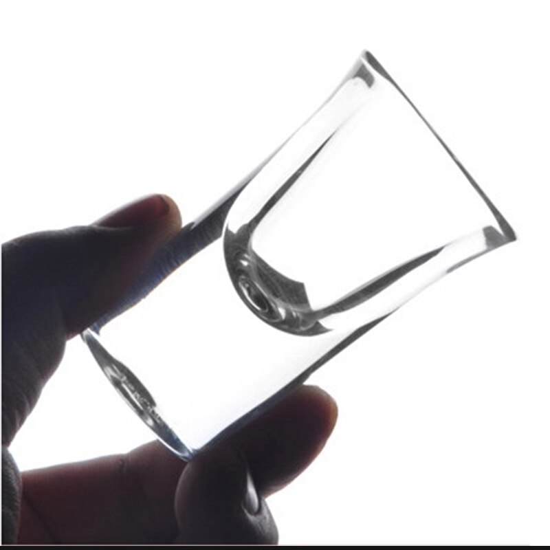 6 st genomskinligt snapsglas kopp glas hög sprit vitvin glas kopp fest dricka tjock botten kopp hushåll