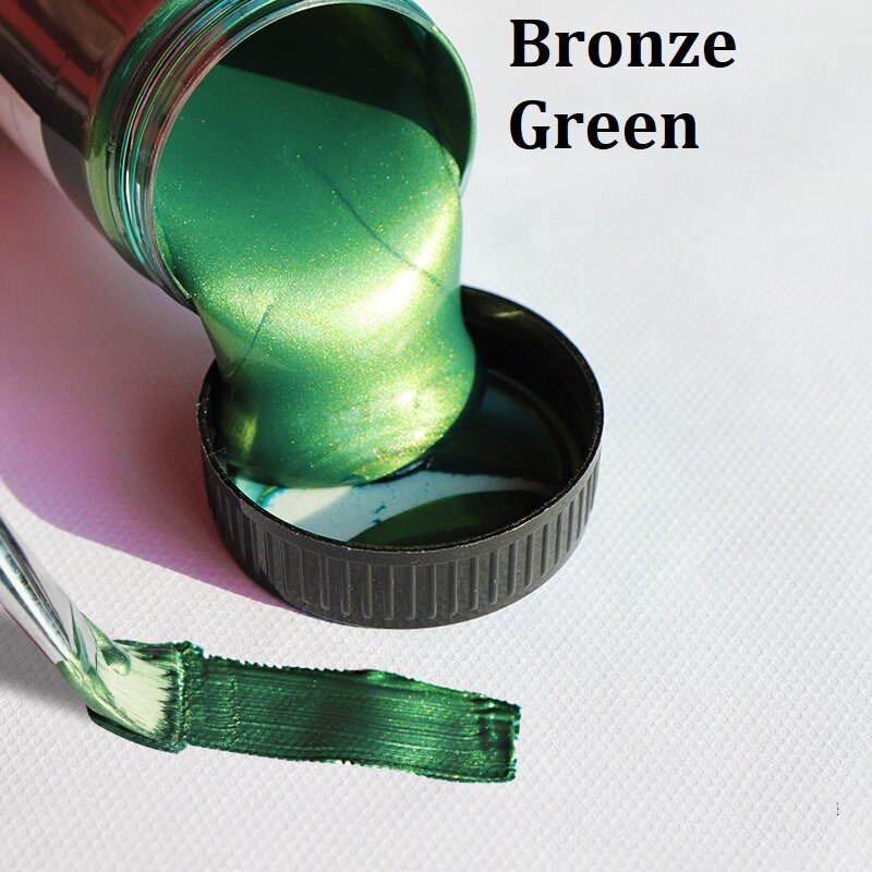 100ML Gold Paint Metallic acrylic paint,waterproof not faded for Statuary Coloring DIY hand painted graffiti Varnish Coating: 7