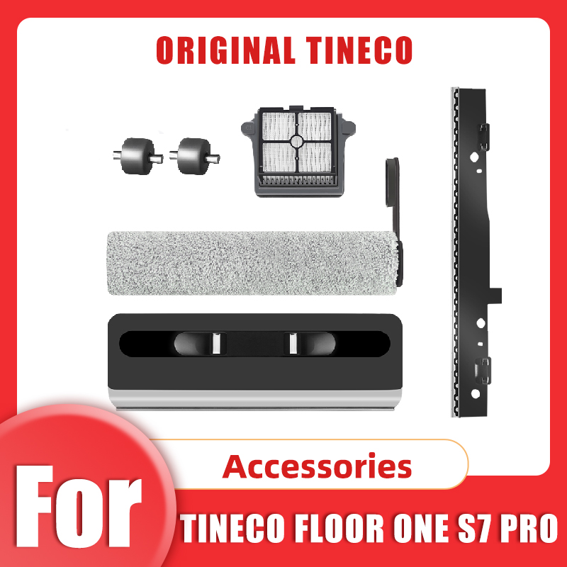 Für tineco umhauen eins s7 Profi staubsauger zubehör walzen bürsten Filter Original schaber rollen abdeckung schmutziger sauberer wassertank
