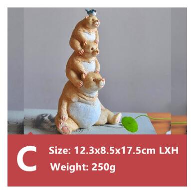 Hars Ornament Bloempot Persoonlijkheid Dier Tuin Decoratie: 3