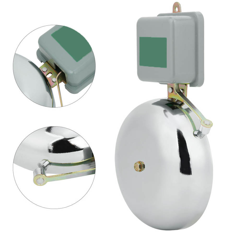 Non‑Sparking Bells 100 A Stainless Steel Electric Bell for Loud Doorbell Fire Alarm Multi Purpose Bell Alarm