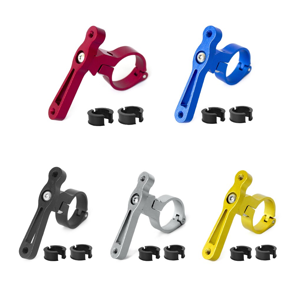 Bike Scooter Aluminum Alloy Bottle Cage Mount Adapter Fixing Clip Adjustable Bicycle Handlebar Water Holder Rack Clamp Seat Post