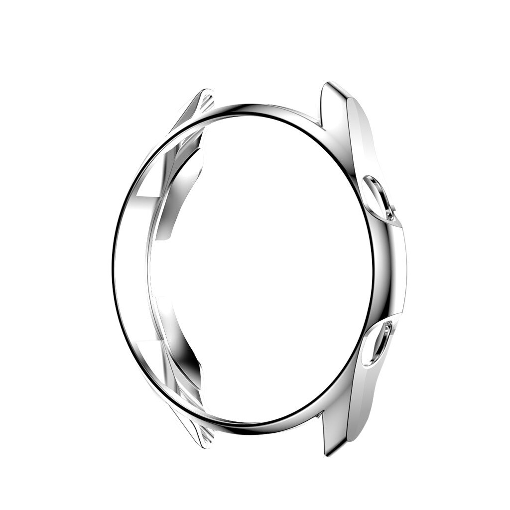 Ultra Thin PC All-Around Screen Protector For Samsung Galaxy Watch Active 3 45mm Anti-scratch Anti-fingerpint Screen Protector: Silver