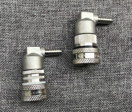 304 Stainless Steel Mini Keg Tap Dispenser with 12'' beer hose for Mini Craft Beer Growler Homebrew Spear: SS ball lock 2