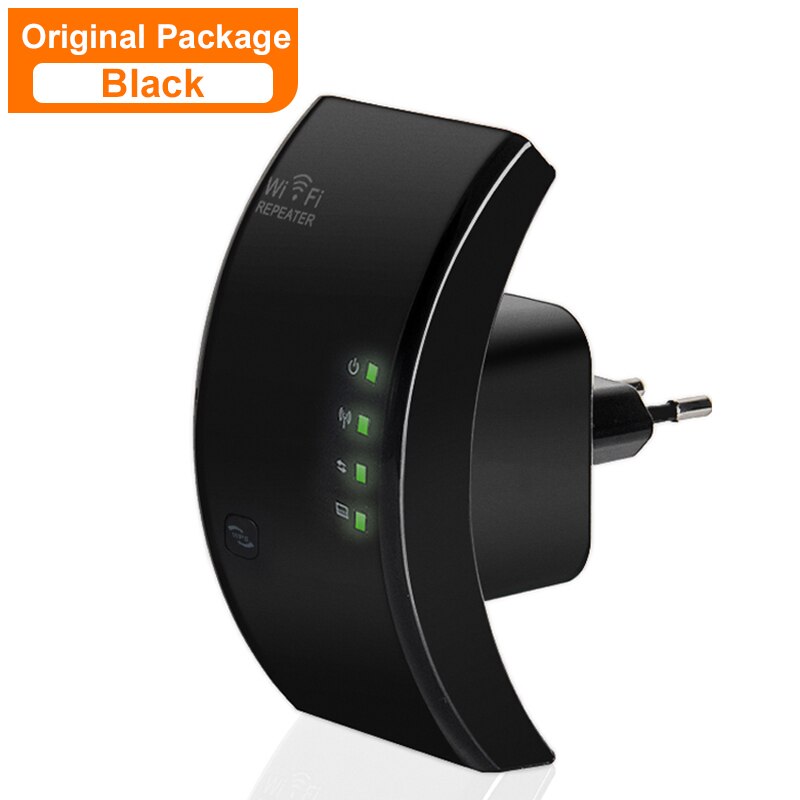 Wireless Wifi Repeater Super Boost Wifi Extender Ultraboost Wi Fi Repeater Wifi Booster Amplifier Wi-Fi Repeater Access Point: EU Plug / Black