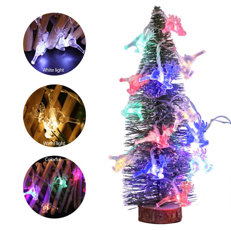 Kerst Kleine Eland String Lights Decoratie Licht Strings Garland Led Decoratie Voor Kerst Guirlande Op Het Raam