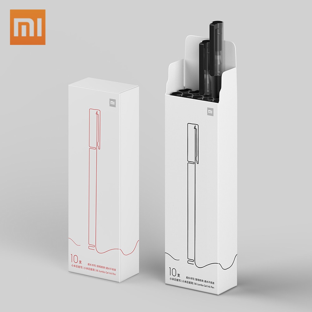 Xiaomi mijia super hållbar skrivskylt penna mi pen 0.5mm signaturpennor smooth switzerland mikron refill japan mikuni tryckfärg
