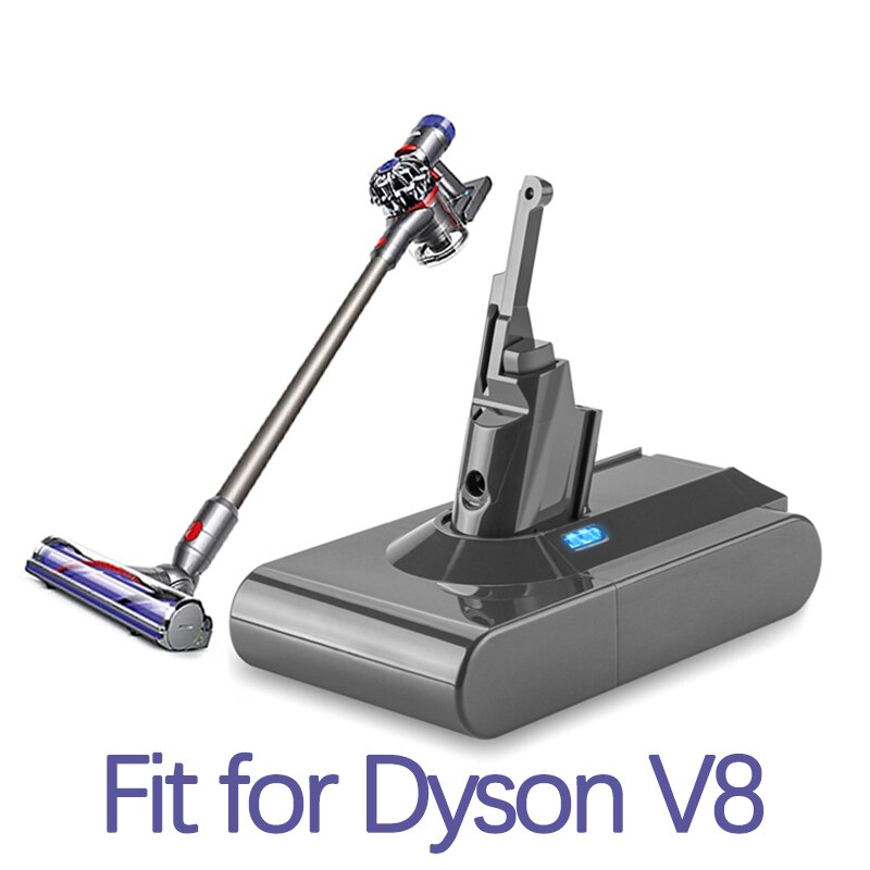 Dyson V8 21,6 V 68000mAh Ersatz Batterie für Dyson V8 Absolute Kabel-Freies Vakuum Handheld Staubsauger Dyson v8 Batterie