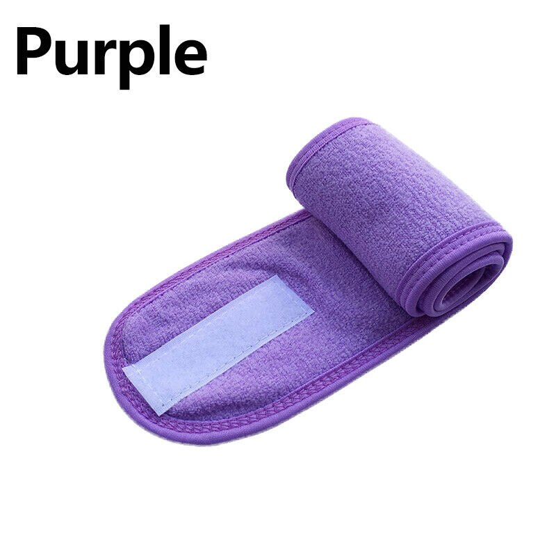 Soft Towel Headband Adjustable Girls Hair Accessories For Sport Makeup Face Washing Bath Salon SPA Facial Hair Band Styling Tool: 04