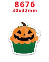 Diy askartelutarvikkeet halloween-painetut tasaselkäiset tasomaiset hartsit 30 kpl. pr -1191-9804: Pr -8676