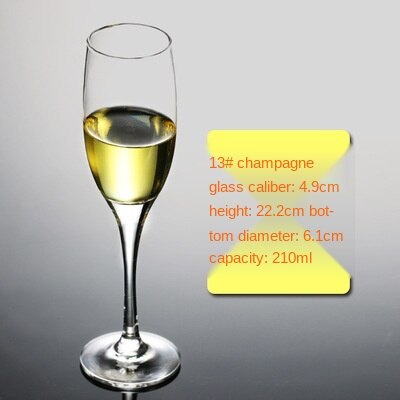 Kristallen Glas Champagne Glas Loodvrij Rode Wijn Glas Wijn Glas Cocktail Glasdrinkbeker Cocktail Glas Mok Creatieve Functies: N-glass 210ml-1pc
