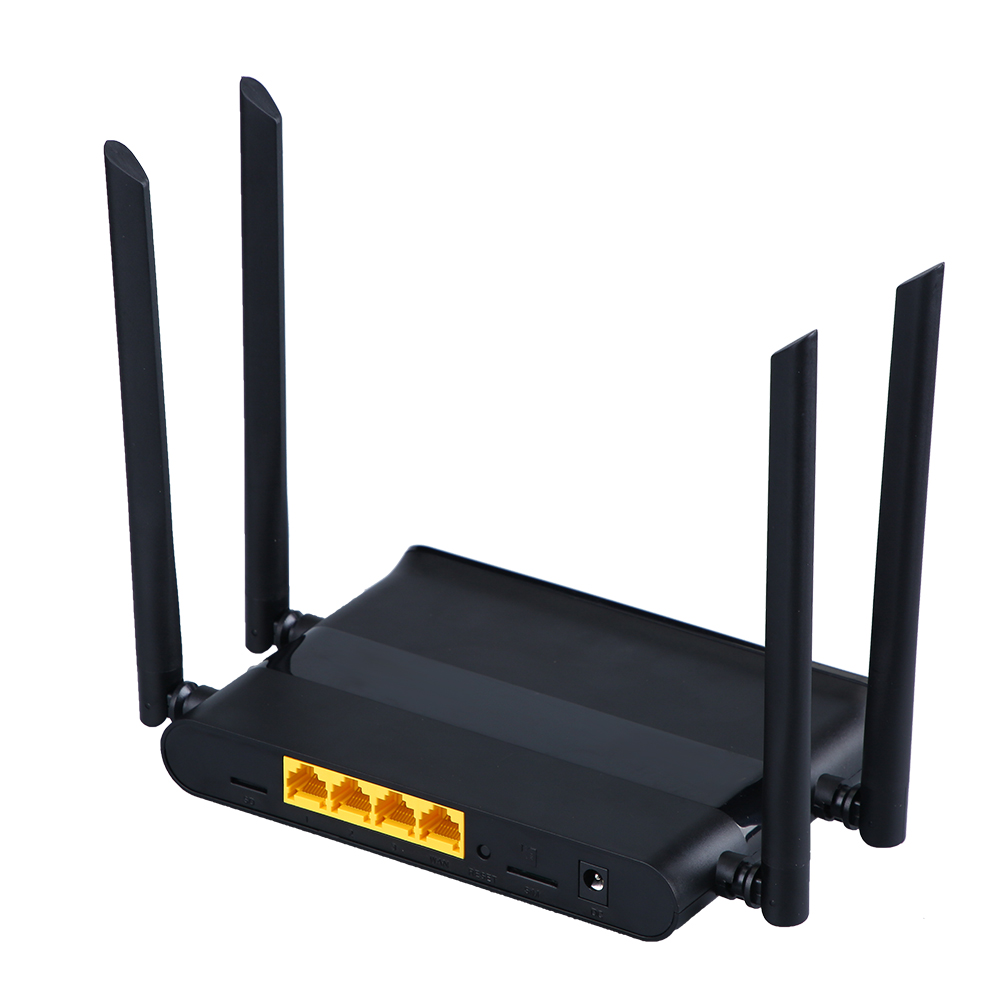 X12 4g/ lte reititin avoin wrt älykäs wifi laajennus 300 mbps suuritehoinen sim-kortti langaton cpe-reititin 4 kpl 5 dbi ulkoista antennia