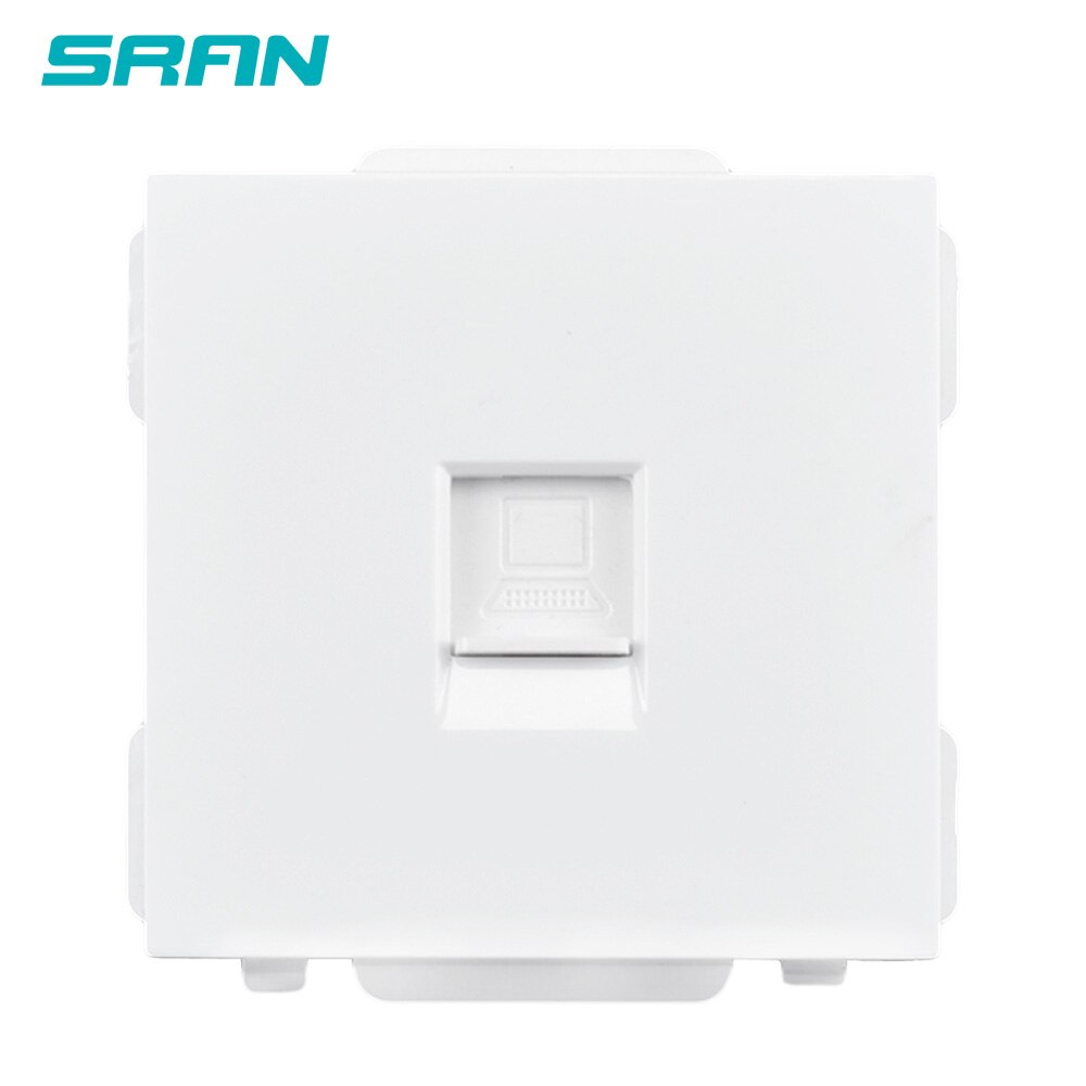SRAN 52*52 Internet socket RJ45 CAT5 function module accessories suitable for 86*86 panels