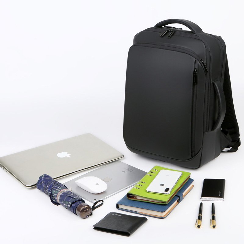 Rucksack Für Männer Multifunktionale Geschäft Notizbuch Rucksack USB Ladung Wasserdichte Film männer Rucksack lässig Tasche