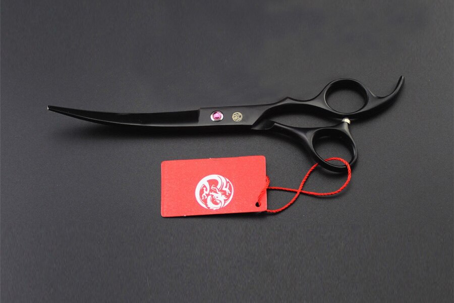 7inch Pet Dog Grooming Scissors Straight Thinning Curved Shears Pet Haircut Tools