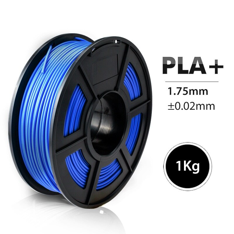 3D Stampante Filamento PLA Più PLA + 1kg 1.75 millimetri di Tolleranza del Diametro 0.02 millimetri Eco-Friendly Thoughness 3D Materiale di Stampa di Colore blu