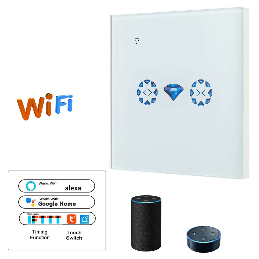 Téléphone portable, moteur de maison, porte, interrupteur de rideau intelligent, panneau wifi, application, outil, commande tactile électrique, volet roulant, bouton de store, chambre à coucher