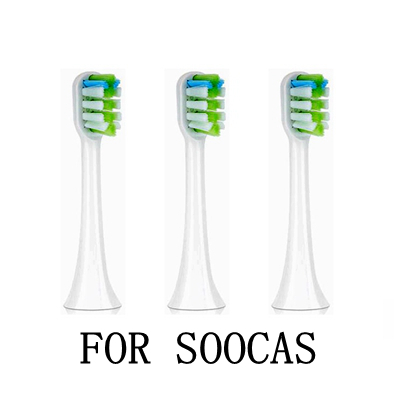 Wymienne głowice szczoteczek robić Xiaomi Soocas X3 robić SOOCAS / Xiaomi Mijia SOOCARE X1 X5 elektryczne końcówki robić szczoteczki: A