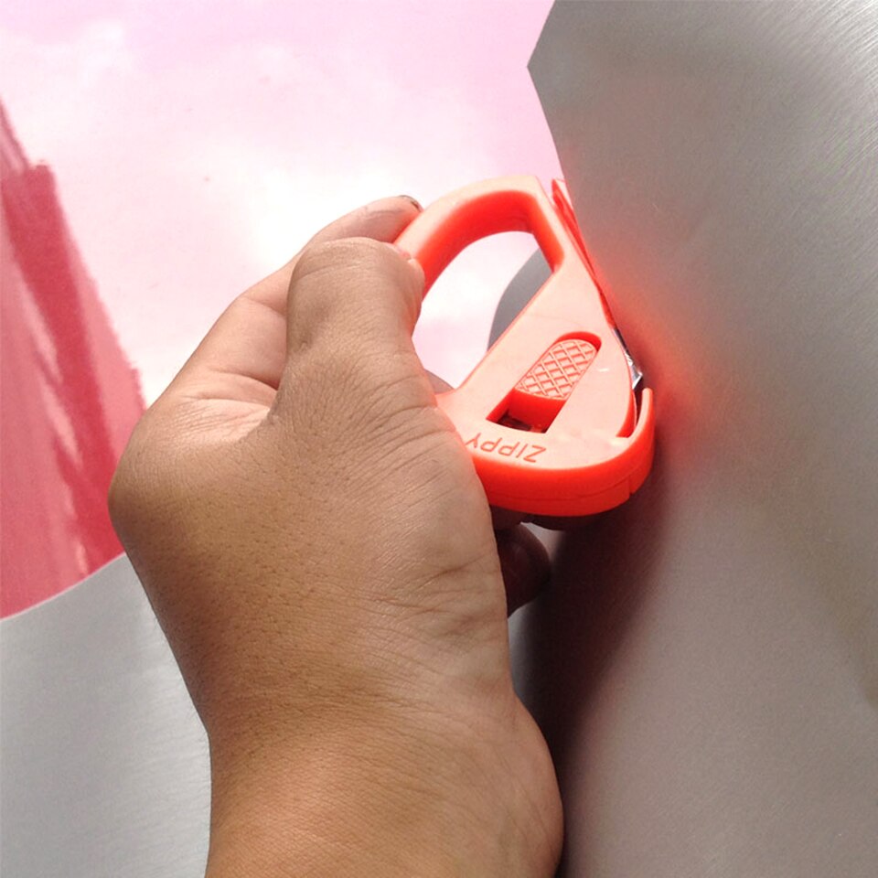 Red Snitty Safety Cutter Paper Film Cutter Razor Vinyl Film Wrapping Tools Kit MO-164