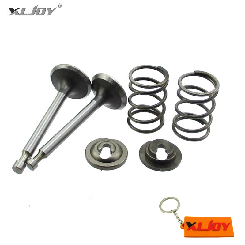 XLJOY Intake Exhaust Klepveerhouder Kit Honda 5.5HP GX160 6.5HP GX200 Go Kart Mini Fiets