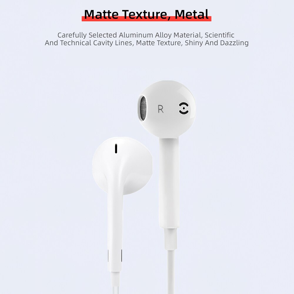 HD Mic Wired Kopfhörer Super Bass Noise Reduction Headset Hifi Stereo In Ear Ohrhörer Handy Zubehör 3,5mm Für iPhone 6 7