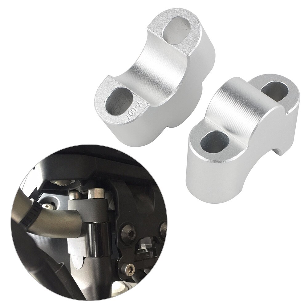 NICECNC 25mm Moto Guidon Riser Poignée Graisse Barre pour Yamaha MT07 FZ07 MT FZ 07 MT-07 FZ-07