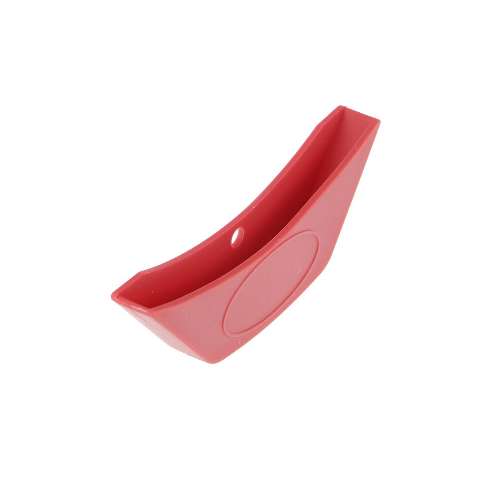1Pcs Antislip Assist Handvat Houder Warmte Geïsoleerde Islicone Scherpe Hoek Boot Pot Oor Cover Keuken Koken Tool: RD