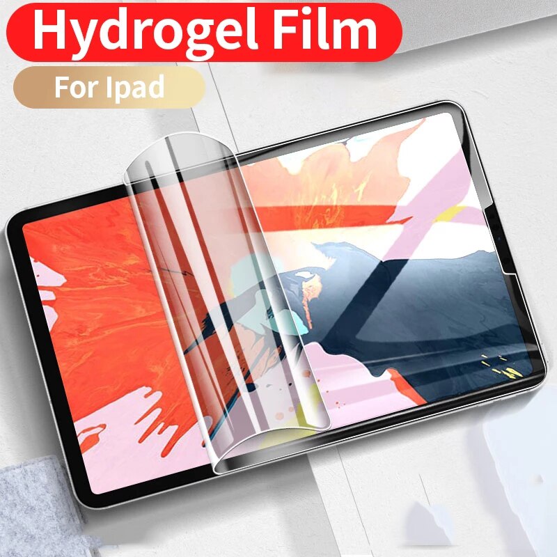 HD Hydrogel Film for Ipad Pro 11 9.7 10.2 10.5 mini 5 Air 4 3 2 1 Protective iPad 8th 7th generation Screen Protector