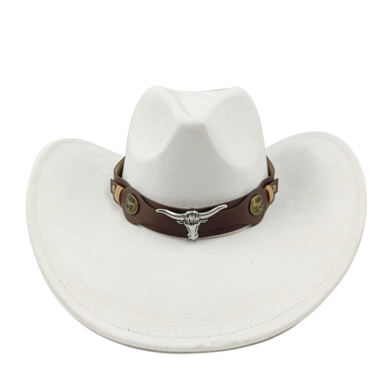 Cappello da cowboy viola nuovi accessori per cappelli da cowboy cappello da cowboy cappello in materiale scamosciato nuovo cappello da cavaliere da uomo e da donna tutto'aperto: Colore rosa