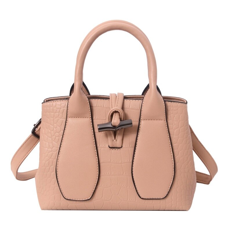 Krokodil axelväska: Kaki