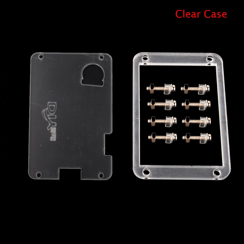 Nextion amélioré 3.5 pouces usart hmi écran tactile résistif  nx4832 k 035 boîtier acrylique transparent/noir carte d'extension: Cas clair