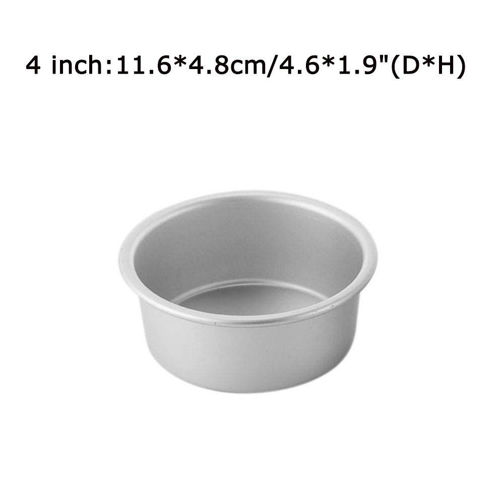 4/6/8 Inch Aluminum Alloy Nonstick Round Cake Baking Mould Pan Tin Mold Tray Bakeware Tool Round Cake Pan