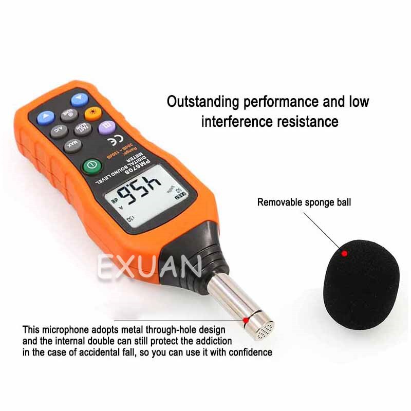 High-precision digital sound level meter / Noise meter -grade handheld decibel meter / Nise detector