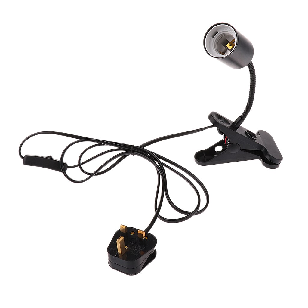 E27 Adjustable Lamp Holder with Switch for Ceramic Infrared Heat Light Bulb