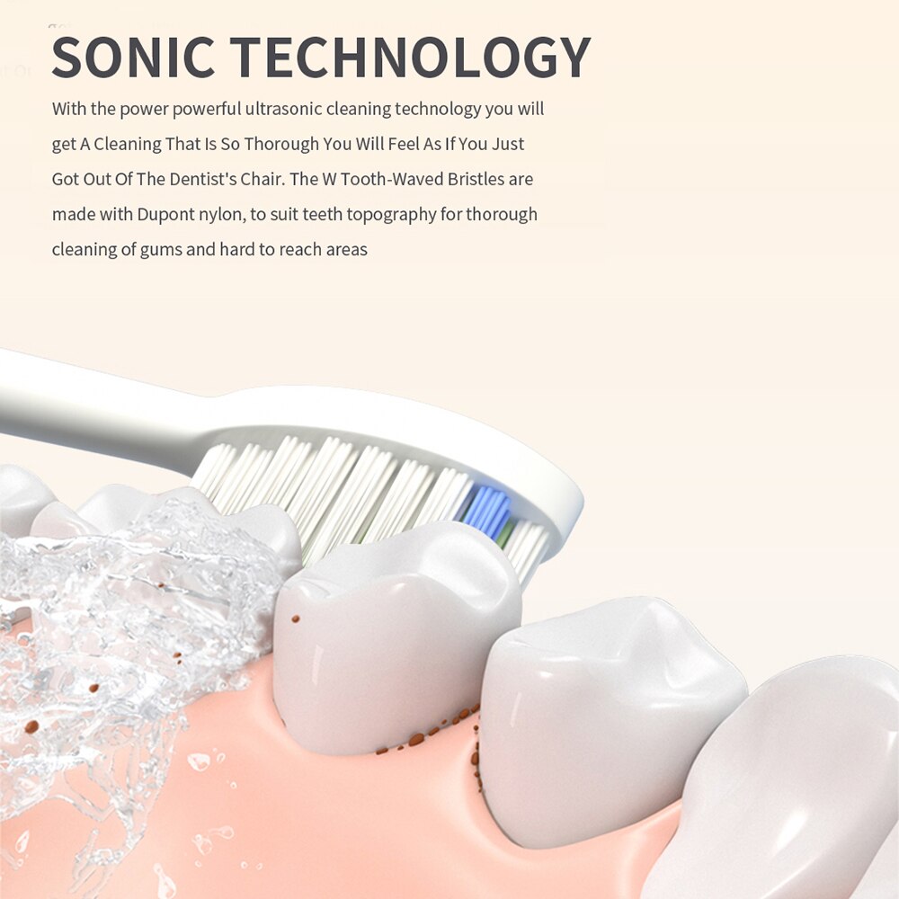 CEDU EA315 Sonic Electric Toothbrush 5 Teeth Whitening Modes Smart Toothbrush Oral Cleaning Personal Care Appliance for Adults