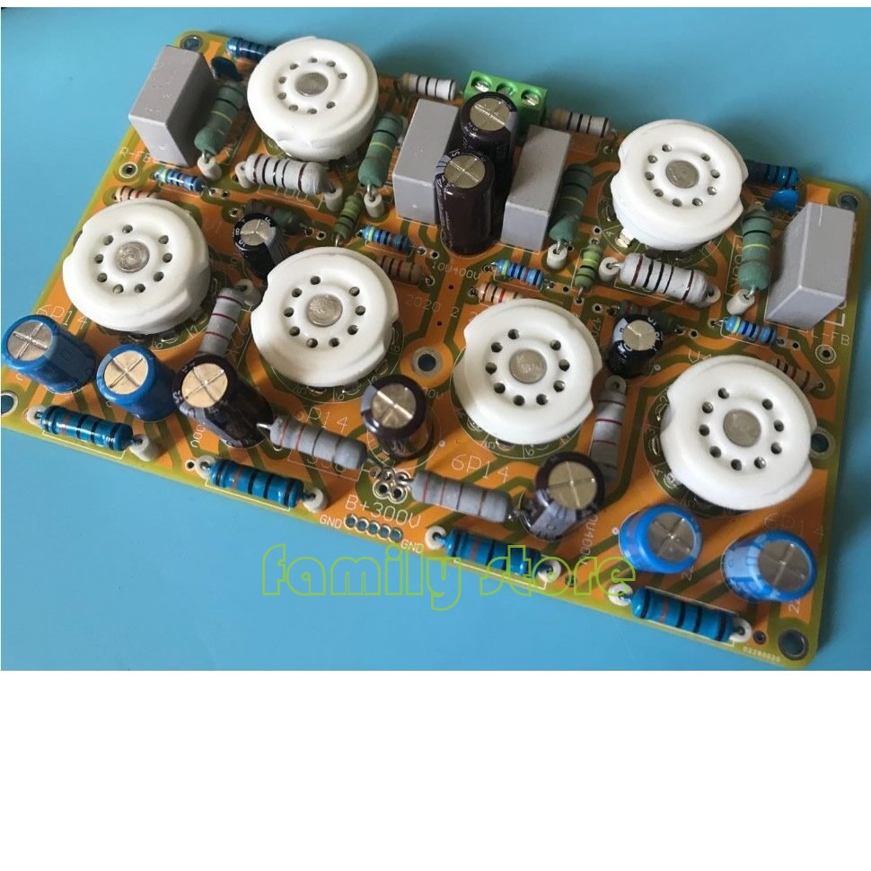 Classic Mooie Geluid Dynaco Versterker Push-Pull Lijn Stereo Versterker Board6N2 + 6P14, buis Amplified Inverterende Push-Pull Uitgang