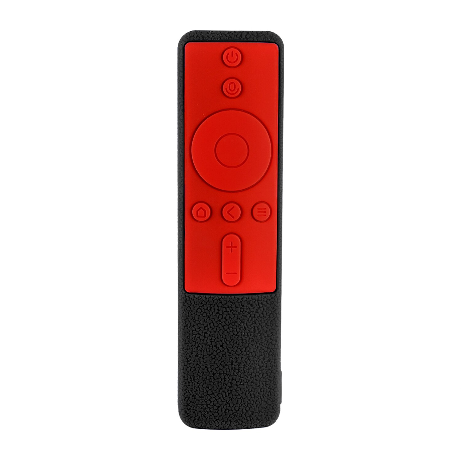 Mando a distancia de silicona para Xiaomi TV, 4A, 4C, 4X, 4S, funda protectora de silicona suave, funda de goma para Xiaomi IP TV, decodificador 4S Pro: Black Red