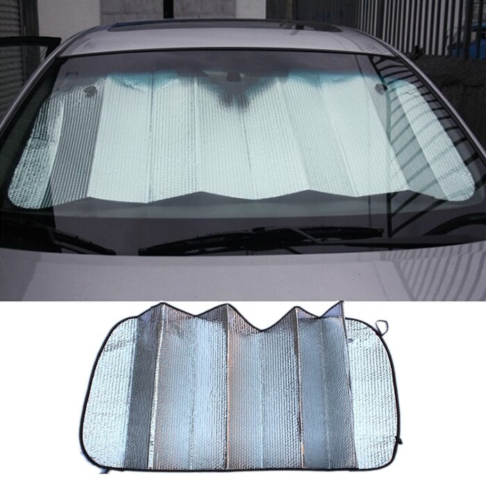 Auto zonneschermen Voorruit Voorruit Zonnescherm Folies Opvouwbare UV Beschermen Voor Auto Venster Cover