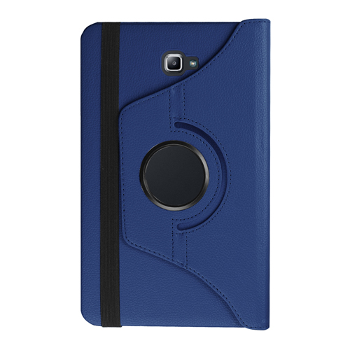 Tab a6 capa flip de couro pu, capa dobrável de 10.1 graus rotatória 360 para samsung galaxy tab a 6 10.1 capa de tablet t580 t585 10.1": Dark Blue