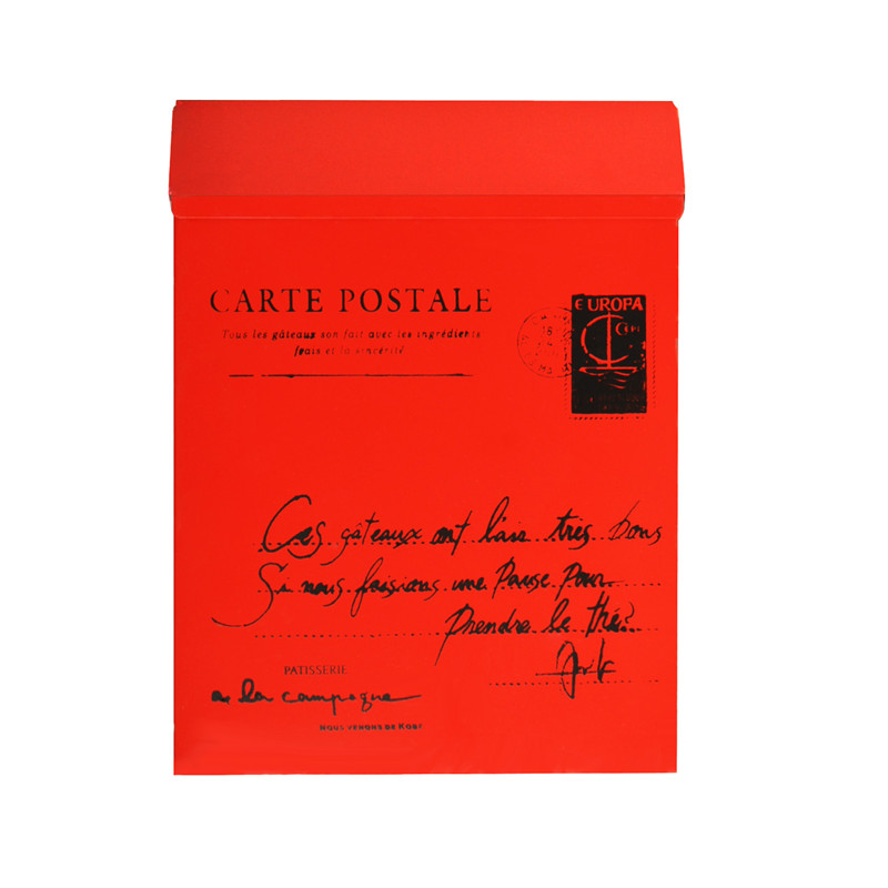 Buzón Pastoral de Retro americano para montar en la pared, moderno cubo, cajas de periódicos, buzón de Metal, buzón postal, decoración de jardín