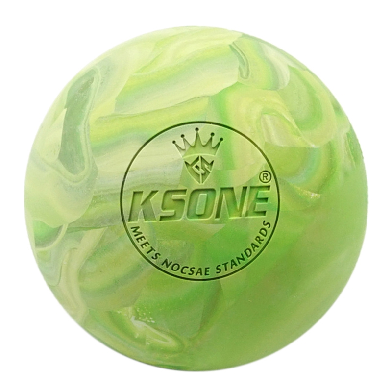 -ksone lacrosse-massageball - tragbarer fitness-massageball - muskelmassagerolle - weicher entspannungs-massageball: Grün