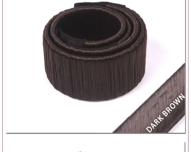 Strumento accessori per capelli parrucca sintetica ciambelle germoglio testa gruppo musicale sfera francese intrecciare francese Magia panino creatore dolce capelli Braider: Blu