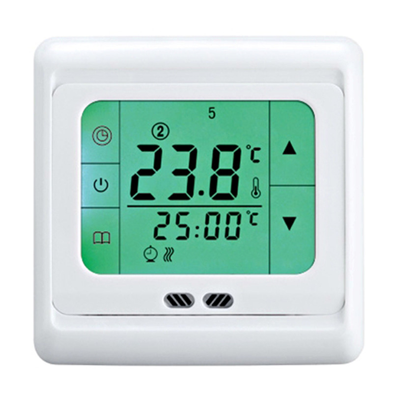 BYC07.H3 Thermoregulator Touch Screen Verwarming Thermostaat voor Warme Vloer, Elektrische Verwarming Systeem Temperatuur Controller