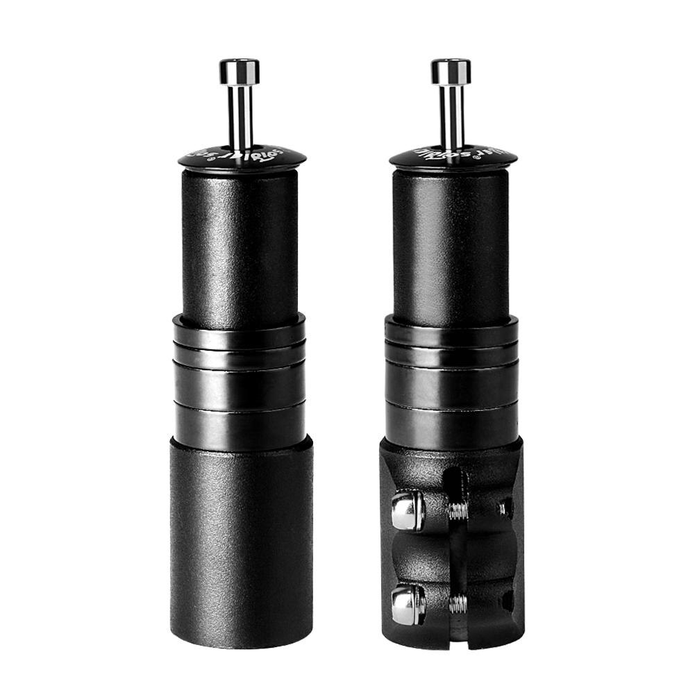 Adaptador de eje de horquilla de manillar de bicicleta de montaña, cabezales de extensión, tubo para un mayor Control, accesorios para ciclismo de montaña