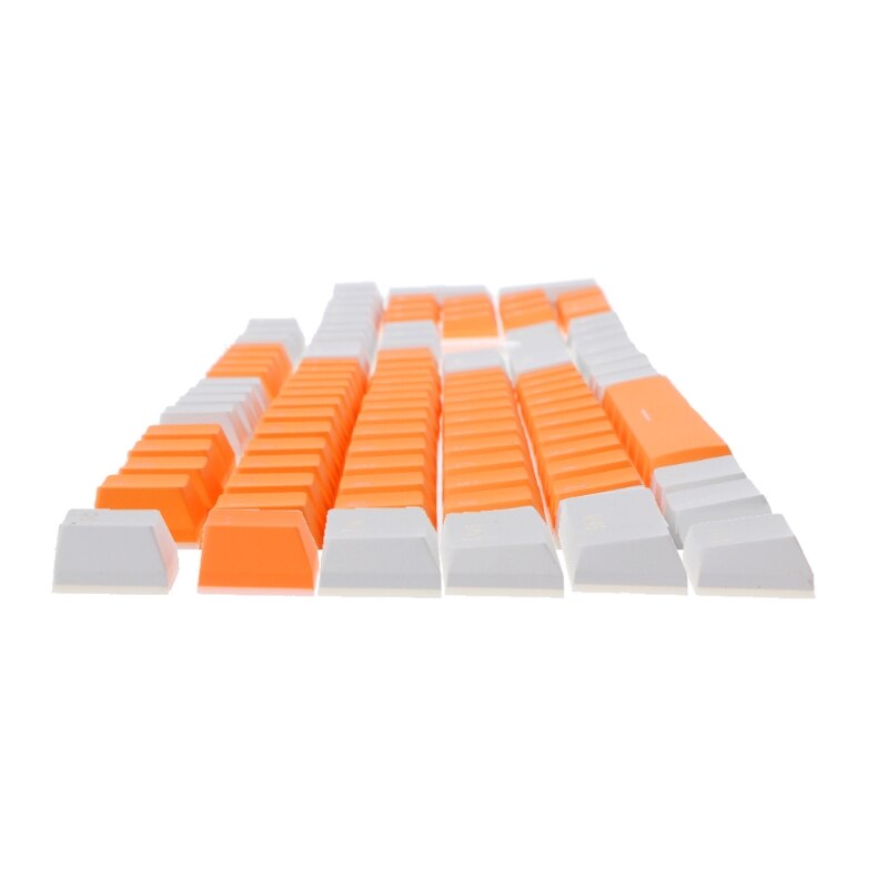Translucent Double Shot PBT Keycaps - 104 Keys - Backlit for Cherry MX Mechanical Keyboard Switches