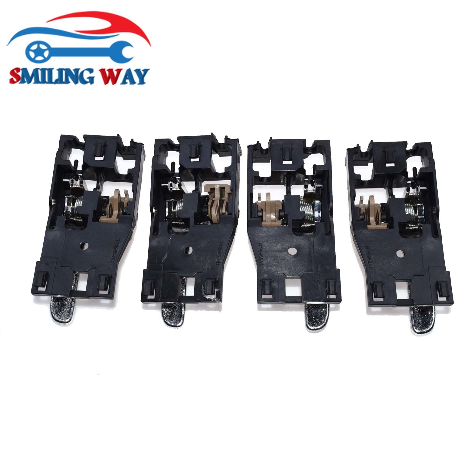 Maçaneta interna da porta dianteira, sorriso, direito e esquerdo para toyota avalon 3.0l 2000 2001 2002 2003 2004 oe #69205ac010