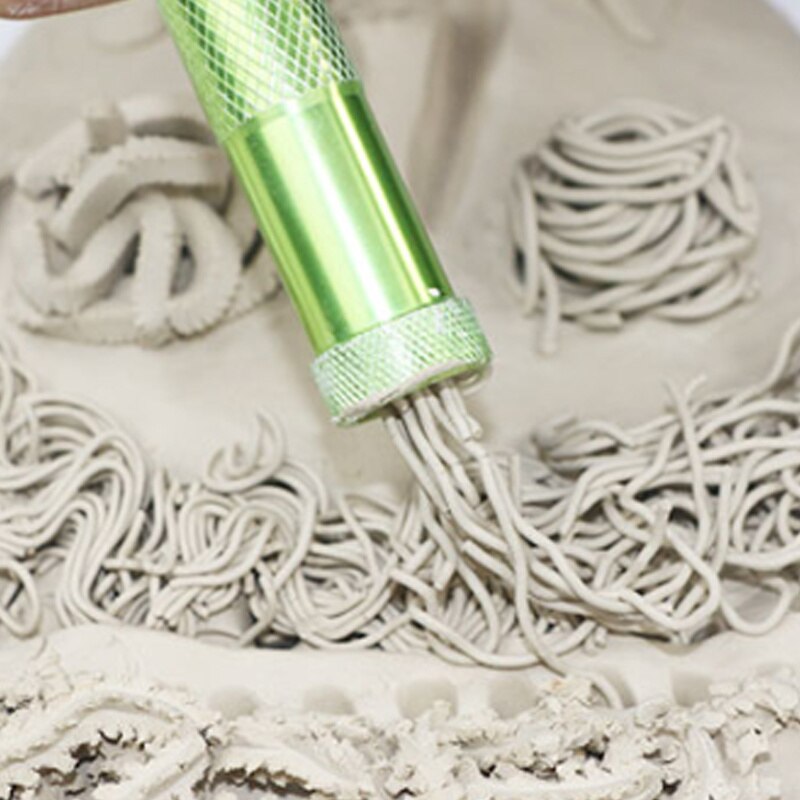 20 Stks/set Rvs Tips Duurzaam Koffiebrander Gun Sculptuur Mold Discs Klei Klei Extruder Craft Fondant Cake Diy Mold Tool