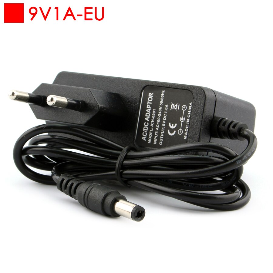 220v to 12v 5v strømforsyningsadapter 3v 4.5v 5v 6v 8.5v 9v 13v 12 v led transformatorer 220v 12v strømforsyningslader universal: 9v 1a / Eu-plugg